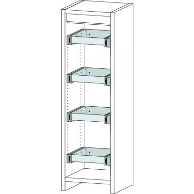 Secure cabinet 6/20 - FWF 90 F-SAFE, 4 full drawers