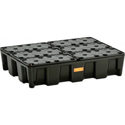 PE sump pallet 60 HD with PE grating