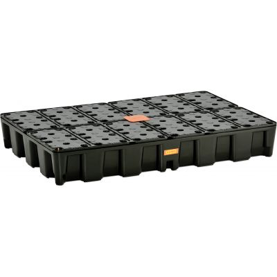 PE sump pallet 120 HD with PE grating with approval