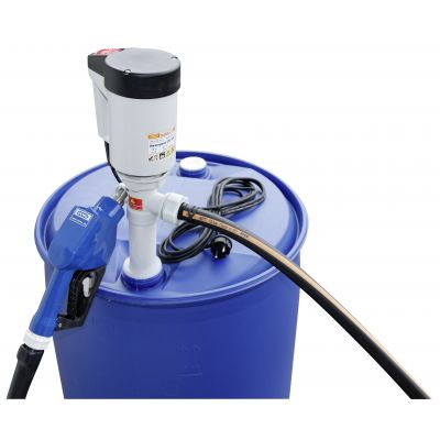 Drum pump set ECO-1 with automatic delivery nozzle, max. 35 l/min