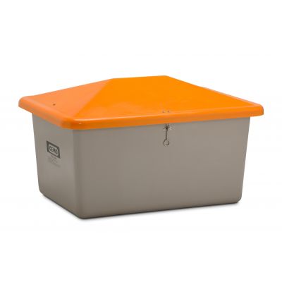 GRP Grit container "V" with anti-vandalism lid