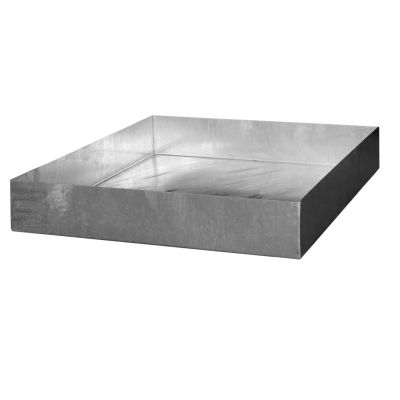 Sump pallet type SW4 o. F o. GR, galvanised model, without ground clewarance, without grating