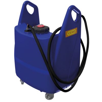 Transfer trolley Blue 130 L without battery and charger
