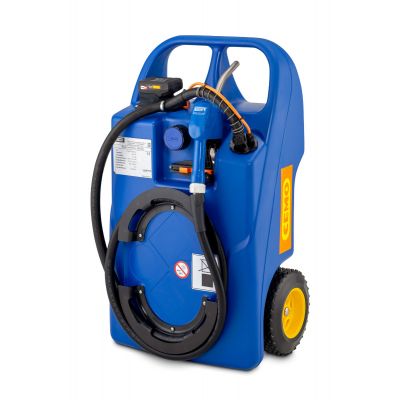 CEMO Trolley for AdBlue® 100 l, with CAS battery 4 Ah