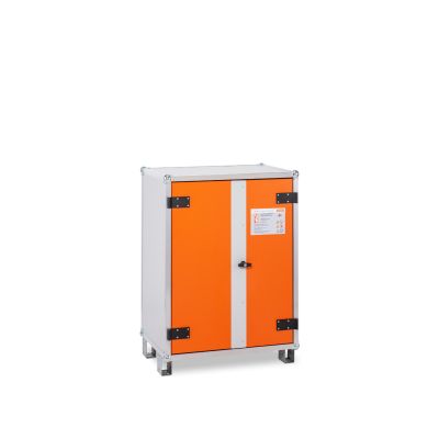 Battery charging cabinet Basic 8/10 with stacking feet, 3-phase for FAS – lockEX