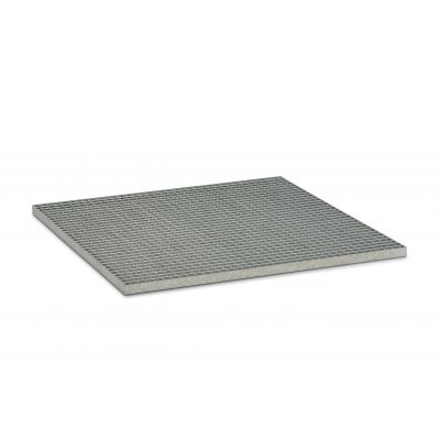 Grating for GRP sump pallet 220/4, galvanised steel