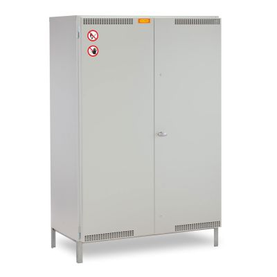 Environmental/HazMat cabinet with 3gratings and tray bottom