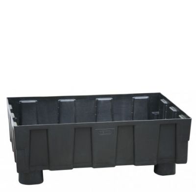 PE sump pallet 250/2 with 4 feet without approval