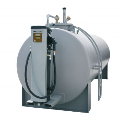 Steel tank with console for diesel dispensing pumps 4,000 l