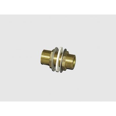 Screw through threaded connector 1 ½"