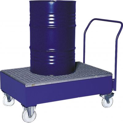 Mobile steel sump pallet type SW2-mobile painted
