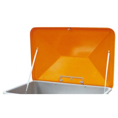 Anti-vandalism lid for container 400 l
