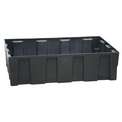Euro PE sump pallet 250/2 with approval