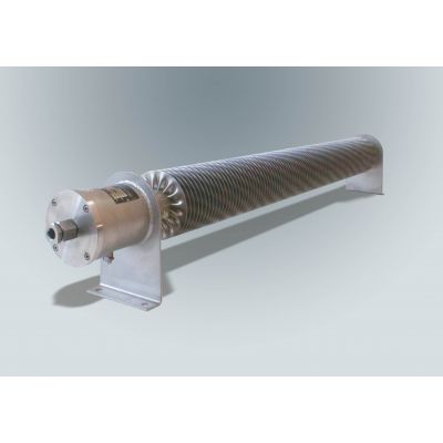 Ribbed tube heater 