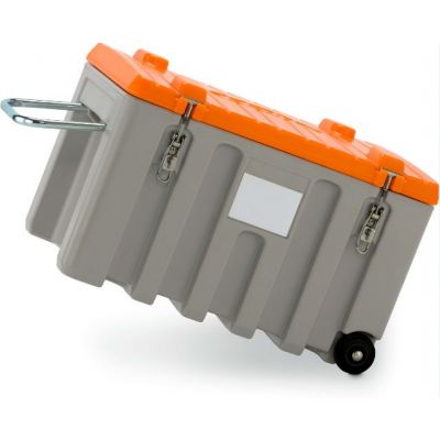 CEMbox Trolley 150 l, grey/orange