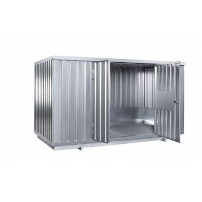 Safety storage container SRC 5.1N galvanised, door: narrow side 