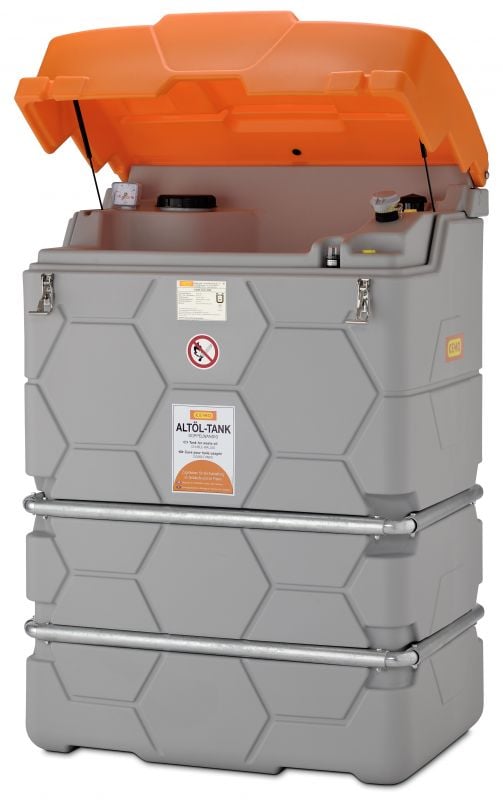 CUBE afgewerkte olietank 1500 l buiten