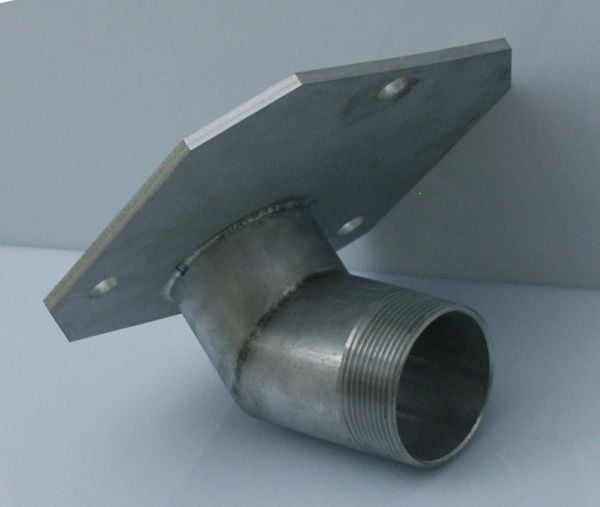 Stainless steel flange plate 4" ET suitable for 8000L up to 15500L GRP tank
