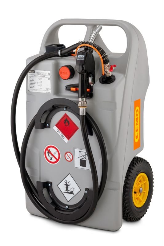 Diesel trolley 60 l, CAS zonder accu + lader