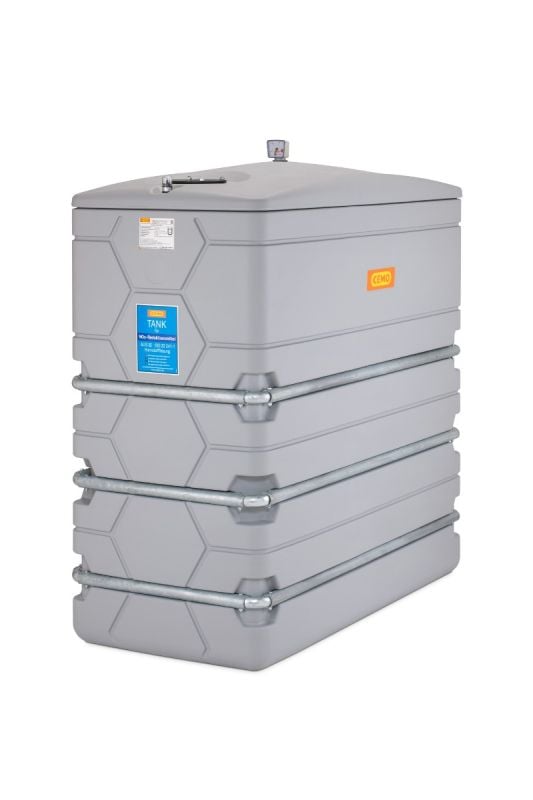 CUBE tank 2.000 l Slimline voor AdBlue