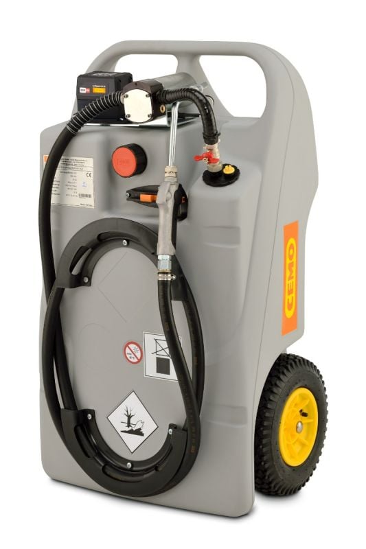 Smeermiddelwagen 100 l CAS zonder accu + lader