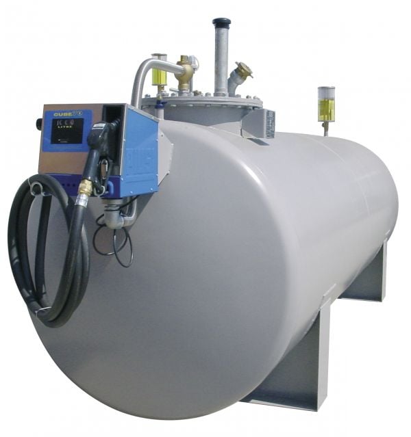 Steel tank 30.000 l with electric pump CUBE 70 K33