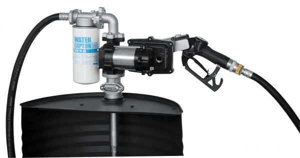 Elektrische pomp Cematic 230/56 EX, compleet, 230 V, 56 l/min, filter, 4 m slang, AZV, ATEX