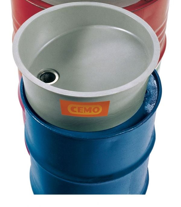 GRP funnel, without hinged lid for 60 l drum