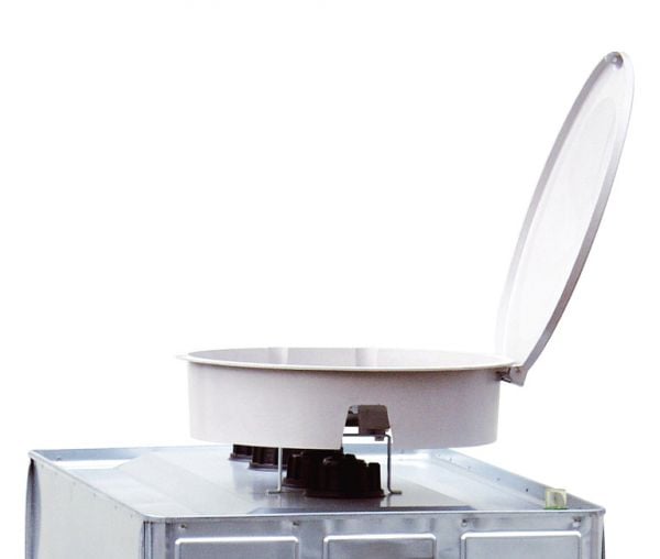 GRP filling funnel with seal lid for UNI- a. MULTI-tank