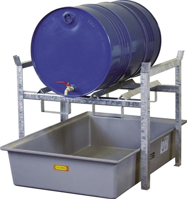 Drum rack type400 with barrel support and collection tray***