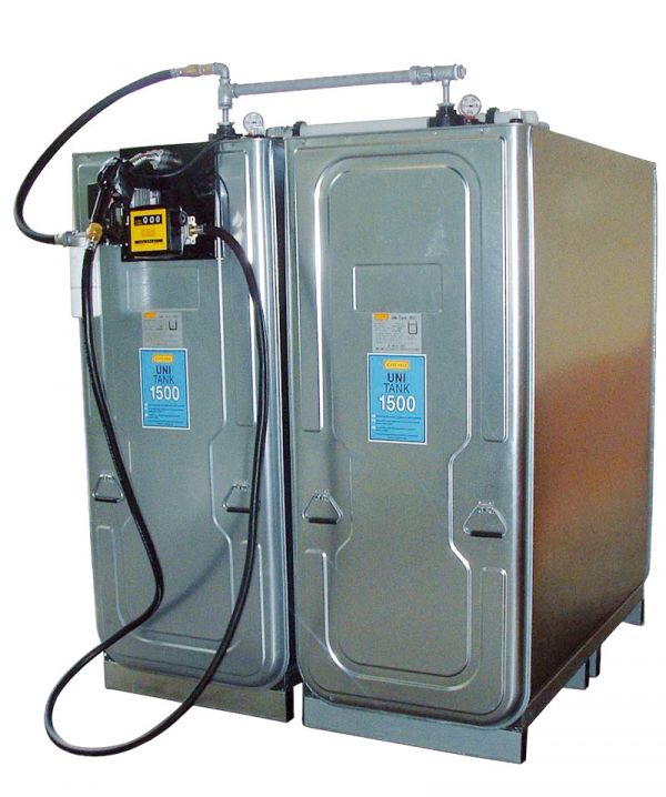 3-batterijsysteem met UNI 1500
